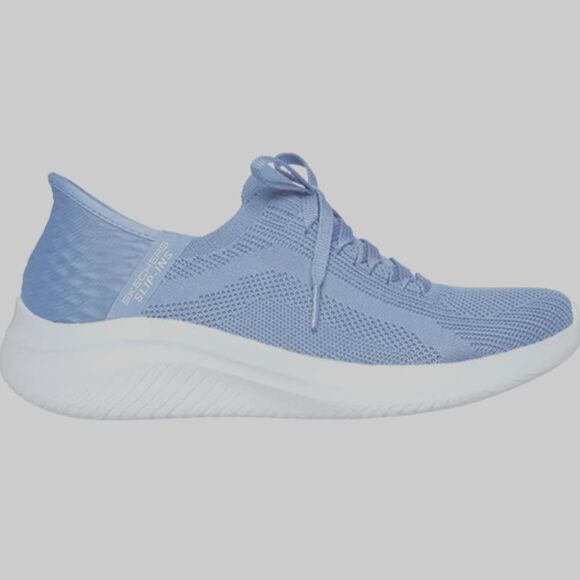 Skechers Ultra Flex 3.0 Brilliant Path Slip-Ins- Light Blue - Picture 3 of 8